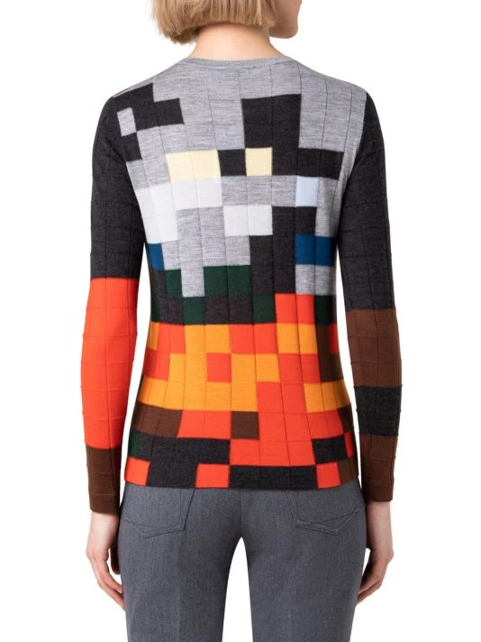 Akris Knit Colorblocked Sweater 6 Akris Knit Colorblocked Sweater - Image 4