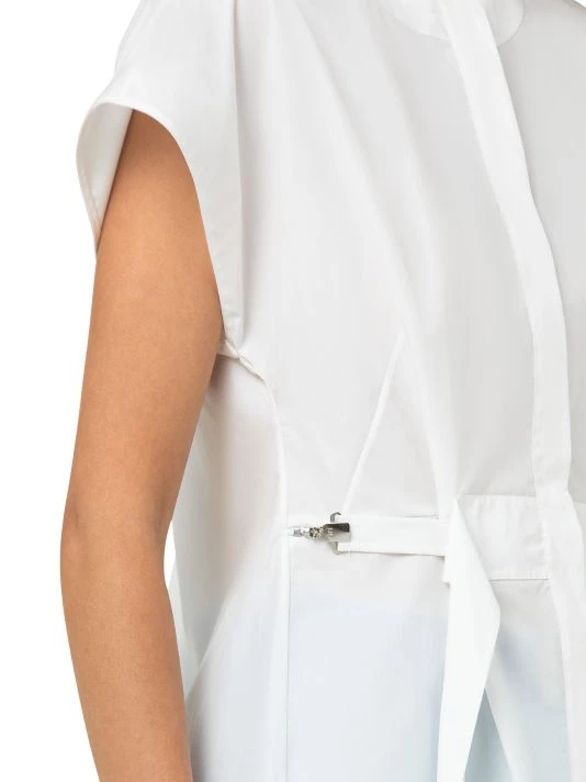 Akris Silk & Cotton Tie-Waist Shirt 8 Akris Silk & Cotton Tie-Waist Shirt - Image 6