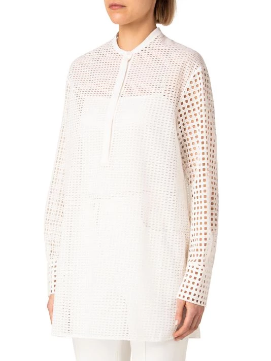 Akris Mesh Cotton Oversized Tunic 6 Akris Mesh Cotton Oversized Tunic - Image 4