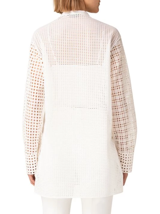 Akris Mesh Cotton Oversized Tunic 7 Akris Mesh Cotton Oversized Tunic - Image 5