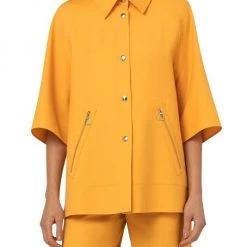 Akris Silk & Cotton Elbow-Sleeve Jacket 10 Akris Silk & Cotton Elbow-Sleeve Jacket -Akris Sales Shop unnamed file 1022