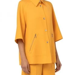 Akris Silk & Cotton Elbow-Sleeve Jacket 11 Akris Silk & Cotton Elbow-Sleeve Jacket -Akris Sales Shop unnamed file 1023