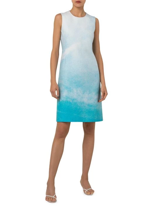 Akris St. Gallen Sky Sheath Dress 4 Akris St. Gallen Sky Sheath Dress - Image 2