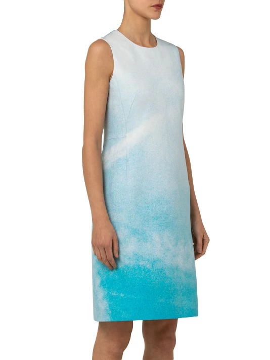 Akris St. Gallen Sky Sheath Dress 6 Akris St. Gallen Sky Sheath Dress - Image 4