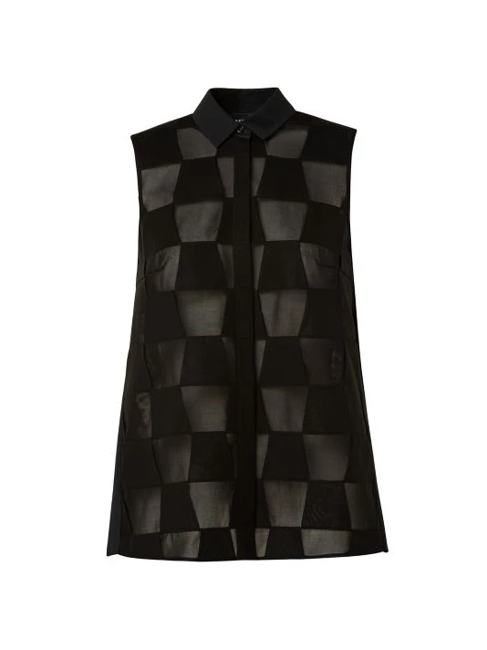 Akris Techno Organza Trapezoid Shirt 3 Akris Techno Organza Trapezoid Shirt