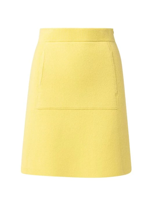 Akris Cashmere Piqué A-Line Skirt 3 Akris Cashmere Piqué A-Line Skirt