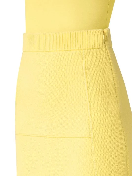 Akris Cashmere Piqué A-Line Skirt 8 Akris Cashmere Piqué A-Line Skirt - Image 6