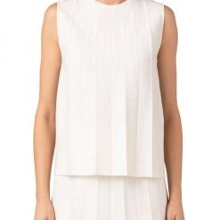 Akris Pleated Knit Top -Akris Sales Shop unnamed file 1051