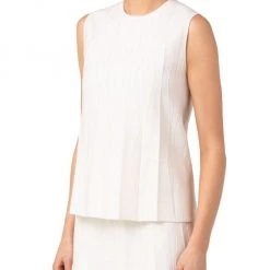 Akris Pleated Knit Top -Akris Sales Shop unnamed file 1052
