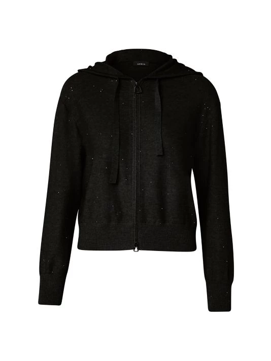 Akris Sequined Linen-Blend Zip Hoodie 3 Akris Sequined Linen-Blend Zip Hoodie