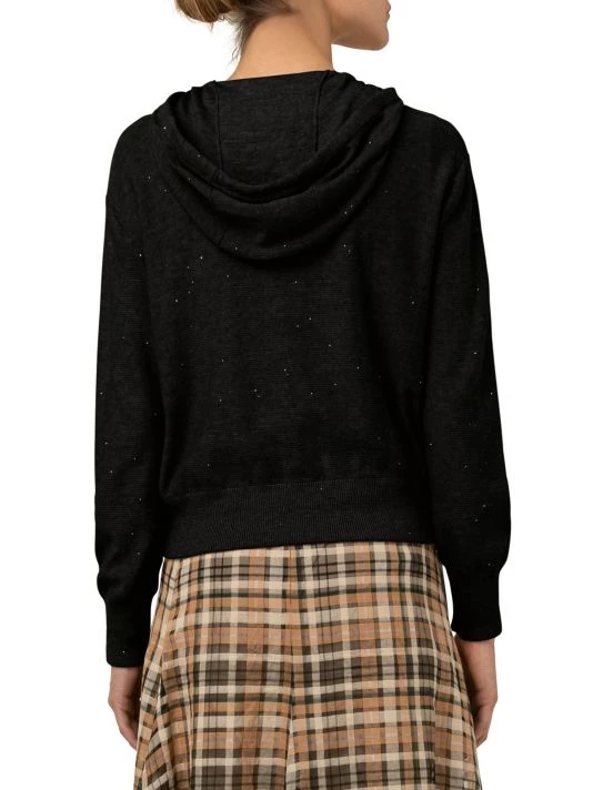 Akris Sequined Linen-Blend Zip Hoodie 7 Akris Sequined Linen-Blend Zip Hoodie - Image 5