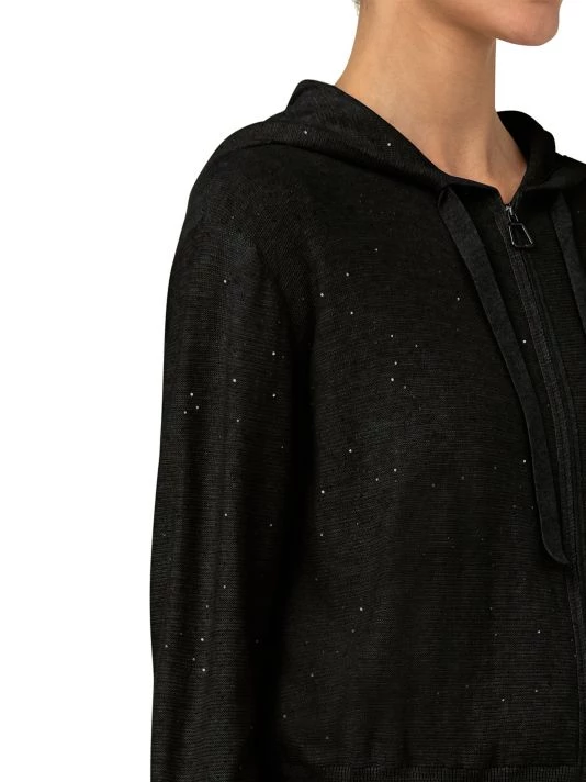 Akris Sequined Linen-Blend Zip Hoodie 8 Akris Sequined Linen-Blend Zip Hoodie - Image 6
