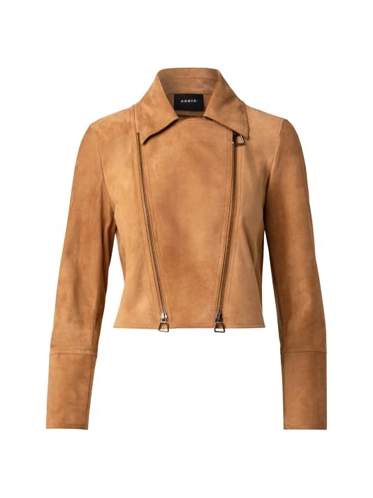 Akris Double Zip-Up Suede Jacket 3 Akris Double Zip-Up Suede Jacket