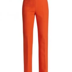 Akris Double-Face Wool Boot-Cut Pants