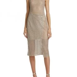 Akris Asymmetric Openwork Midi-Dress -Akris Sales Shop unnamed file 1103