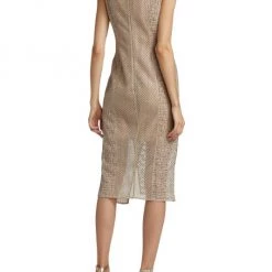 Akris Asymmetric Openwork Midi-Dress -Akris Sales Shop unnamed file 1105