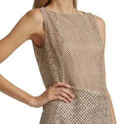 Akris Asymmetric Openwork Midi-Dress -Akris Sales Shop unnamed file 1107