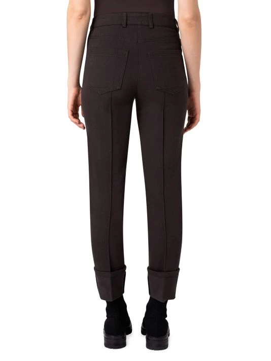 Akris Seamed Cuffed High-Rise Jeans 7 Akris Seamed Cuffed High-Rise Jeans - Image 5