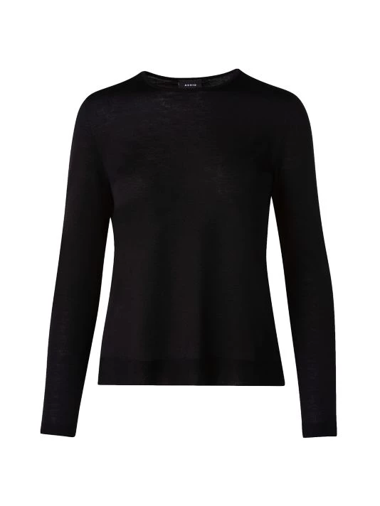 Akris Cashmere & Silk Sweater Black 6 Akris Cashmere & Silk Sweater Black - Image 4