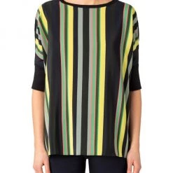 Akris Boxy Striped-Front Top 10 Akris Boxy Striped-Front Top -Akris Sales Shop unnamed file 1165