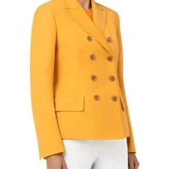 Akris Stretch Double-Breasted Jacket -Akris Sales Shop unnamed file 1172