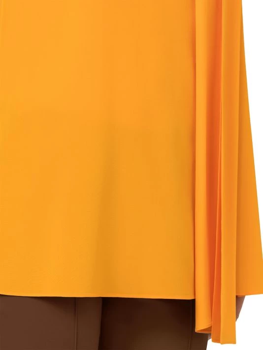 Akris Silk Crepe Tie-Neck Blouse 8 Akris Silk Crepe Tie-Neck Blouse - Image 6