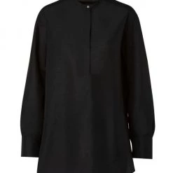 Akris Oversized Linen & Silk Tunic