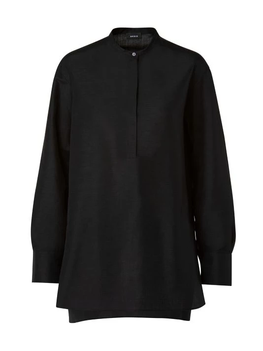 Akris Oversized Linen & Silk Tunic 3 Akris Oversized Linen & Silk Tunic