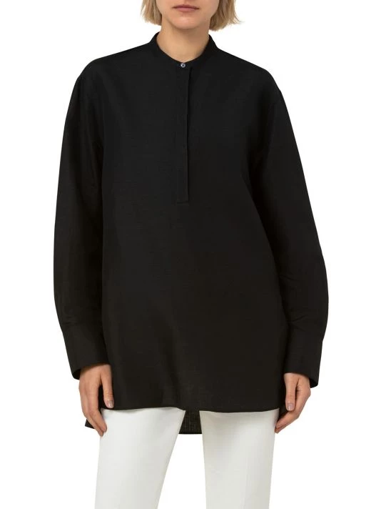 Akris Oversized Linen & Silk Tunic 5 Akris Oversized Linen & Silk Tunic - Image 3