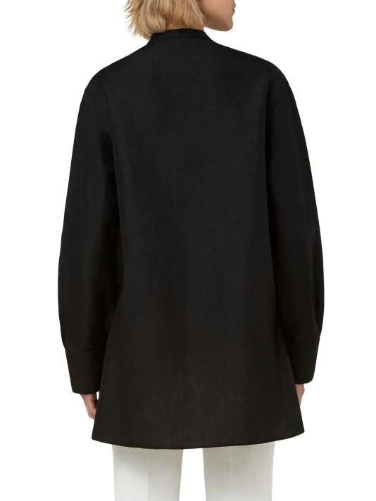 Akris Oversized Linen & Silk Tunic 7 Akris Oversized Linen & Silk Tunic - Image 5
