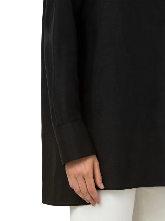 Akris Oversized Linen & Silk Tunic 8 Akris Oversized Linen & Silk Tunic - Image 6