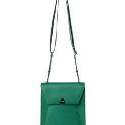 Akris Small Anouk Leather Messenger Bag Denim -Akris Sales Shop unnamed file 1254