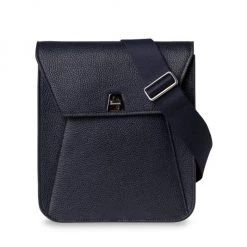 Akris Small Anouk Leather Messenger Bag Denim -Akris Sales Shop unnamed file 1256