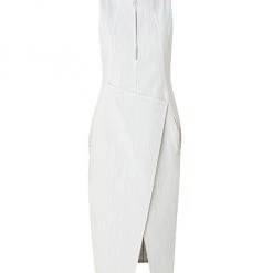 Akris Double-Face Cotton Apron Dress