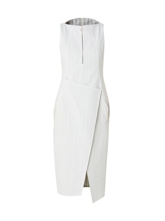 Akris Double-Face Cotton Apron Dress 3 Akris Double-Face Cotton Apron Dress