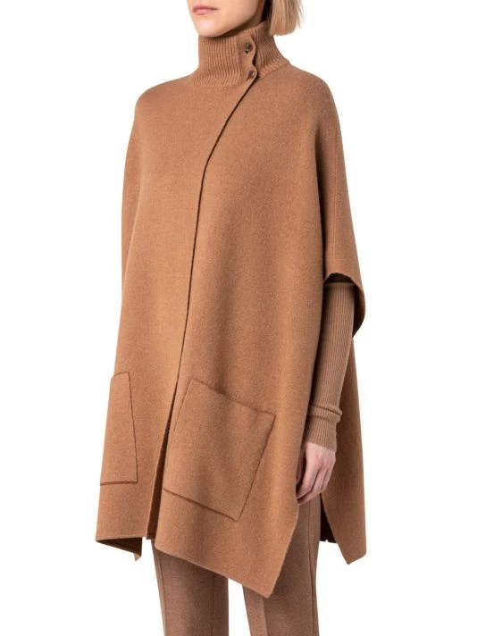 Akris Cashmere Reversible Cape 6 Akris Cashmere Reversible Cape - Image 4