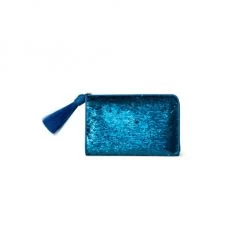 Akris Alexa Sequined Zip Pouch Royal Blue -Akris Sales Shop unnamed file 1284