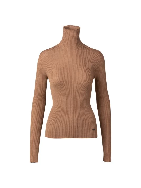 Akris Ribbed Turtleneck Top Gallus Green 9 Akris Ribbed Turtleneck Top Gallus Green - Image 7