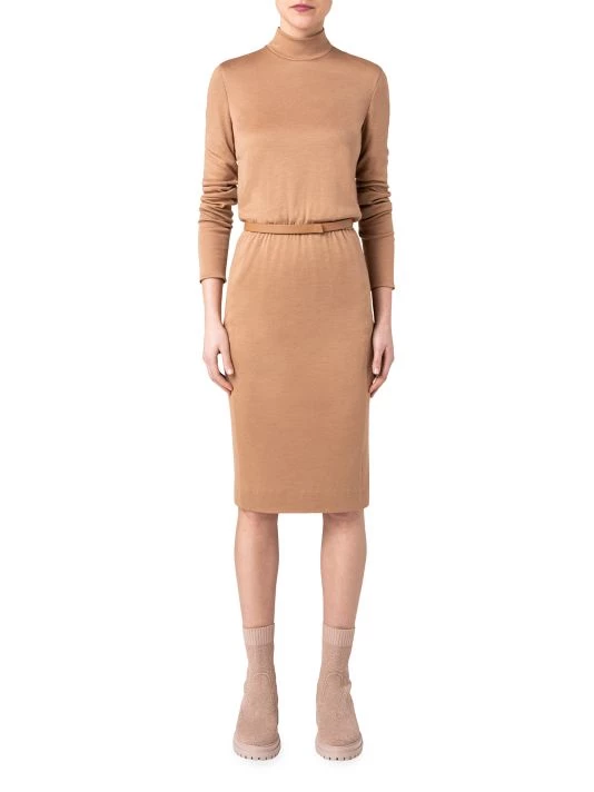 Akris Belted Sheath Dress 4 Akris Belted Sheath Dress - Image 2