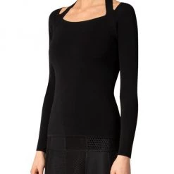 Akris Halter Neck Fitted Sweater -Akris Sales Shop unnamed file 131