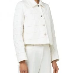 Akris Trapezoid Stretch Denim Jacket -Akris Sales Shop unnamed file 1327