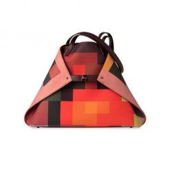 Akris Ai Pixelated Medium Shoulder Bag
