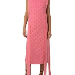 Akris Woven Trapezoid Front Midi-Dress -Akris Sales Shop unnamed file 1366