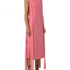 Akris Woven Trapezoid Front Midi-Dress -Akris Sales Shop unnamed file 1367