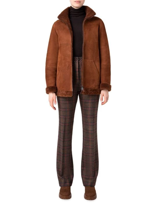 Akris Shearling Zip-Front Jacket 4 Akris Shearling Zip-Front Jacket - Image 2