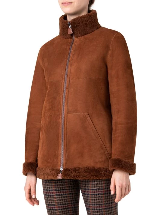 Akris Shearling Zip-Front Jacket 6 Akris Shearling Zip-Front Jacket - Image 4