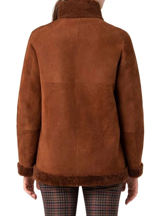 Akris Shearling Zip-Front Jacket 7 Akris Shearling Zip-Front Jacket - Image 5