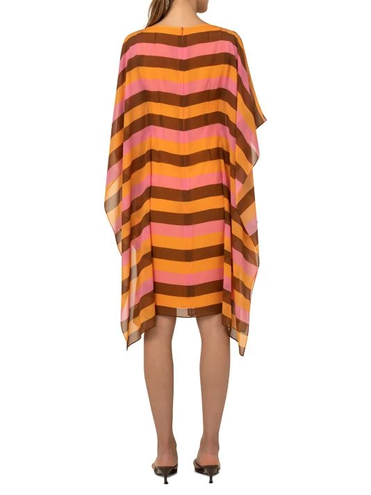 Akris Trapezoid Silk Crepe Cape Dress 7 Akris Trapezoid Silk Crepe Cape Dress - Image 5