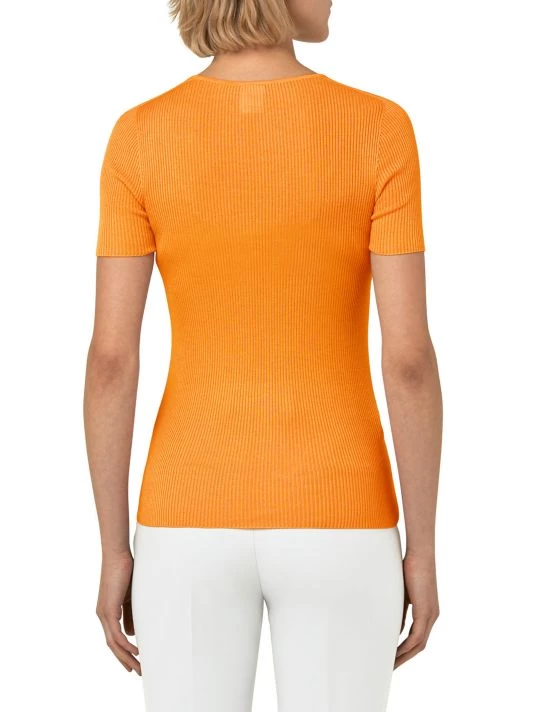 Akris Ribbed Silk-Blend Crewneck Top 7 Akris Ribbed Silk-Blend Crewneck Top - Image 5