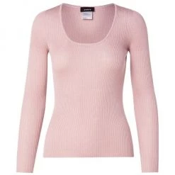 Akris Ribbed Silk-Blend Scoopneck Top